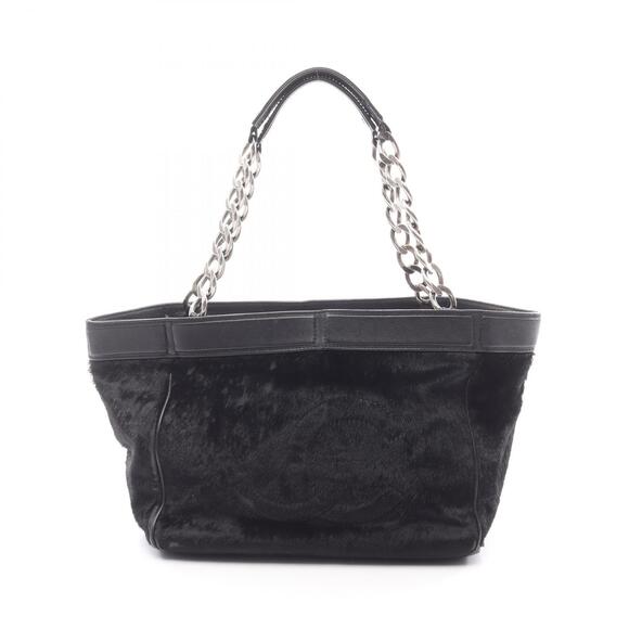 Chanel Handbags - Chanel tote bag leather black